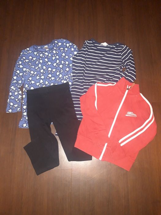 Zestaw ubranek dla dziewczynki, rozm. 110/116