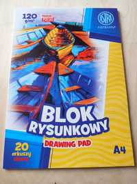 Blok rysunkowy 120 gramatura