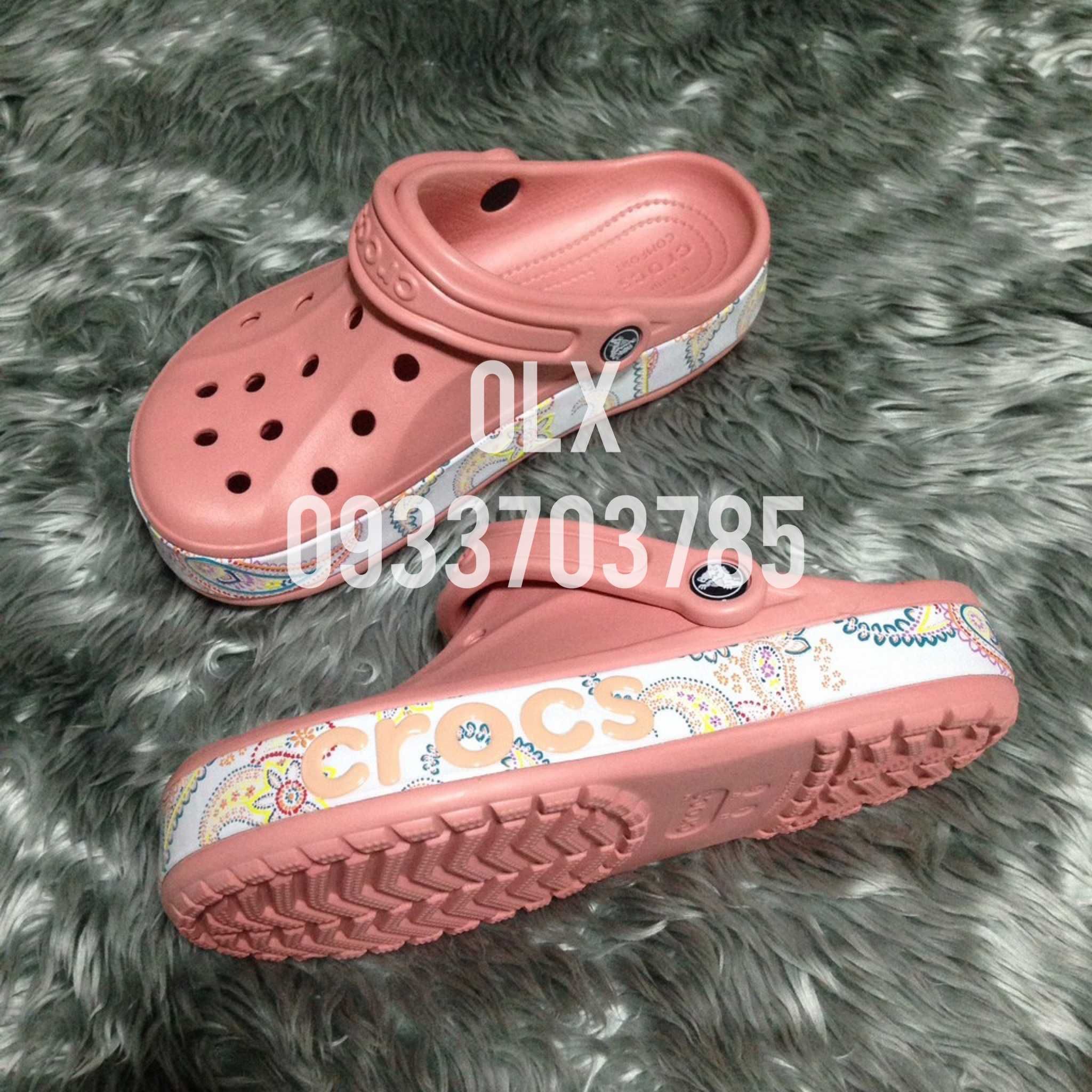 Crocs Bayaband Bandana Blossom Купити крокси Бандана жіночі пудрові