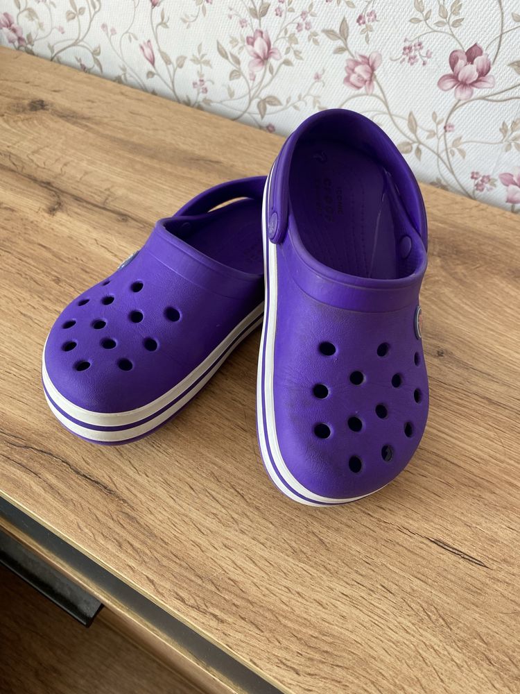 Сабо Крокси для дівчинки Crocs C12
