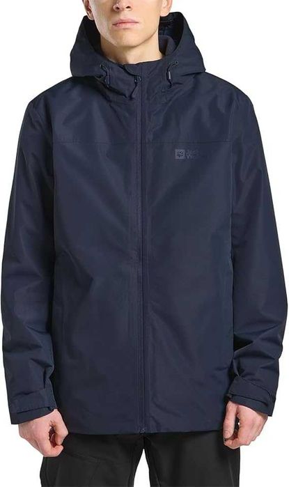 Kurtka 3w1 Jack Wolfskin Taubenberg 3In1 black L