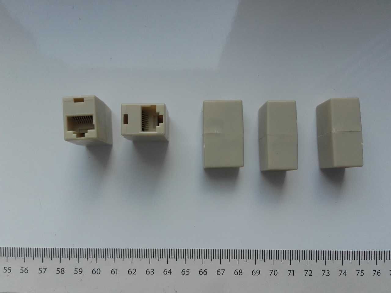 Łącznik LAN RJ45, Cat 5, cat5e, 8pin, żeńskie RJ45 z obu stron