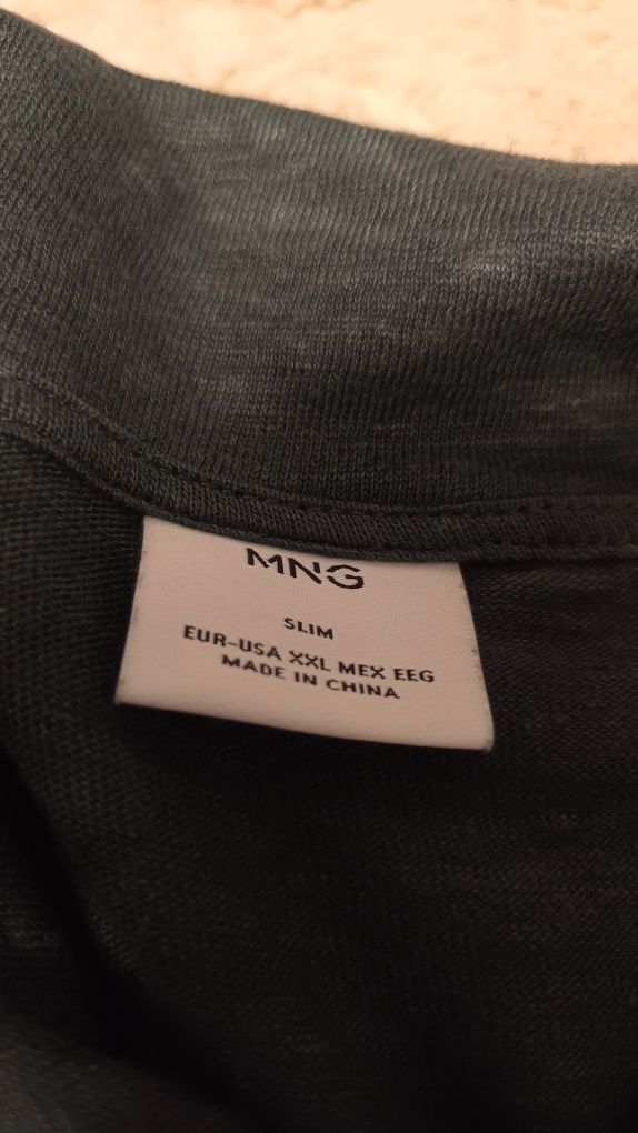 Męska koszulka poloMango MNG xxl 100%len