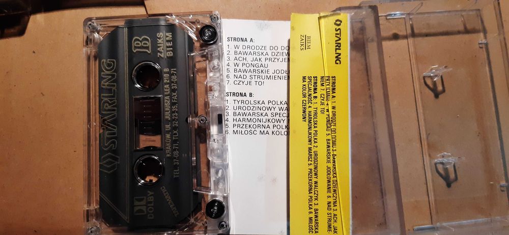 kaseta światowe przeboje na akordeonie