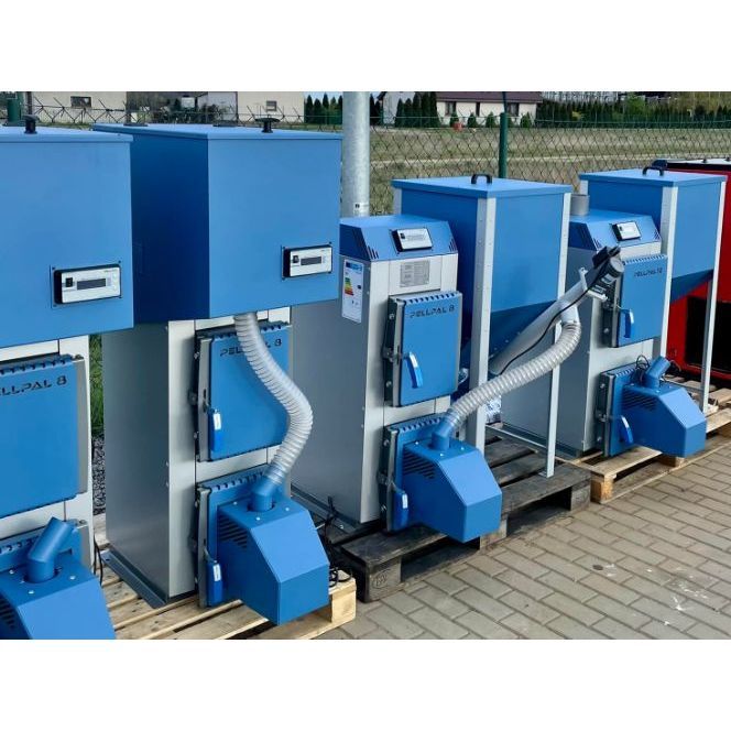 Kocioł na pellet 8kW podajnik Pellpal kotły piec biomasa 12kW 18kW ZUM