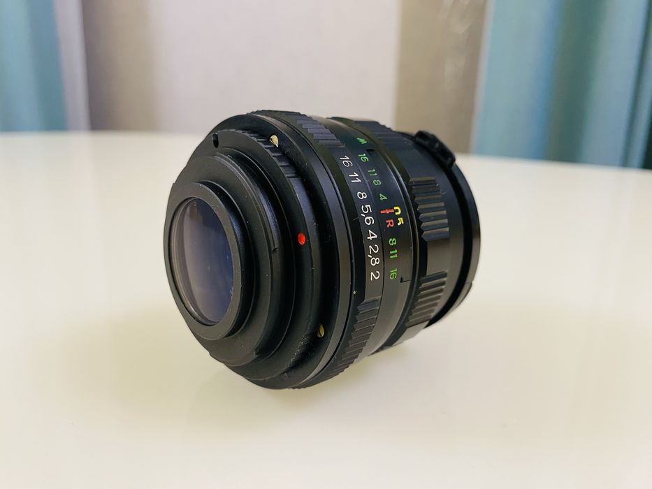 Obiektyw Helios 44M-6 z adapterem Nikon