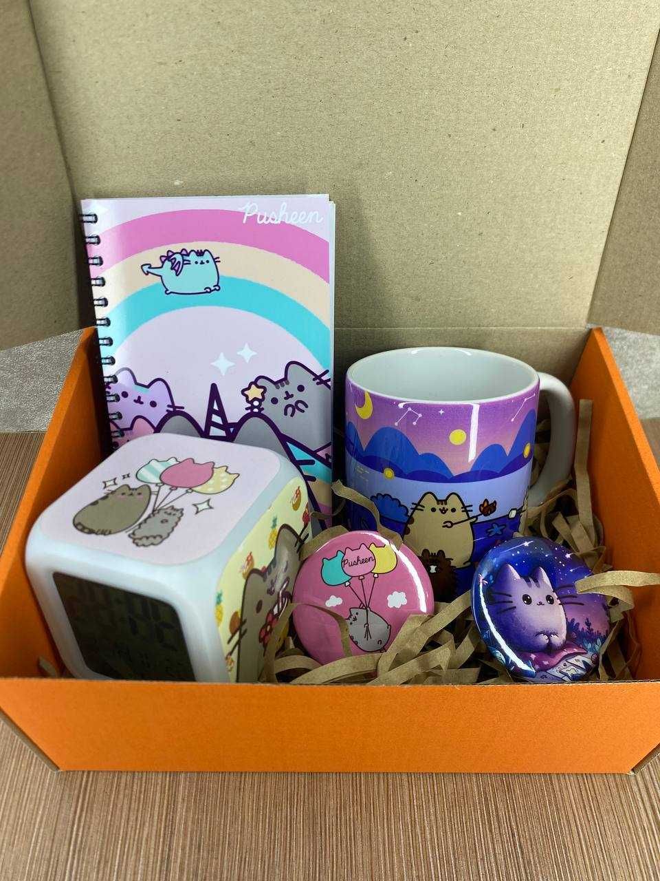 Подарочный набор Кот Пушин Pusheen cat школьный набор