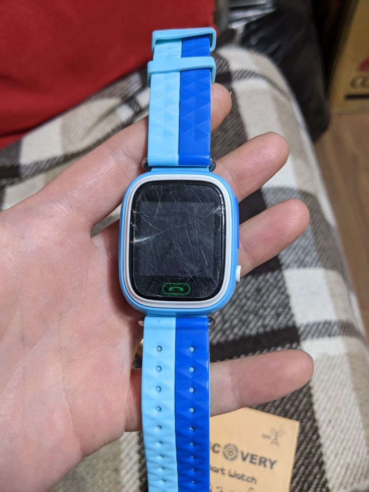 Смарт годинник дитячій Discovery iQ4000 touche GPS Blue