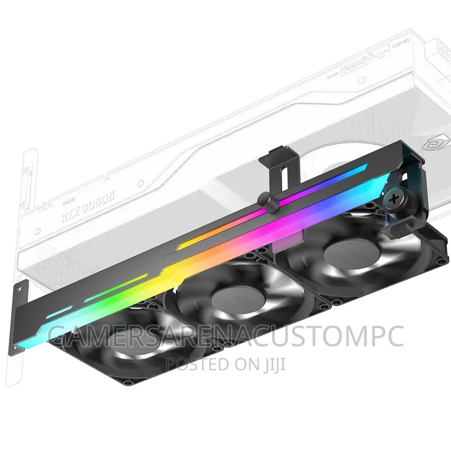 chłodnica karty graficznej asiahorse z diodą led argb 5 v 3pin