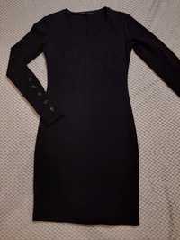 czarna sukienka XS