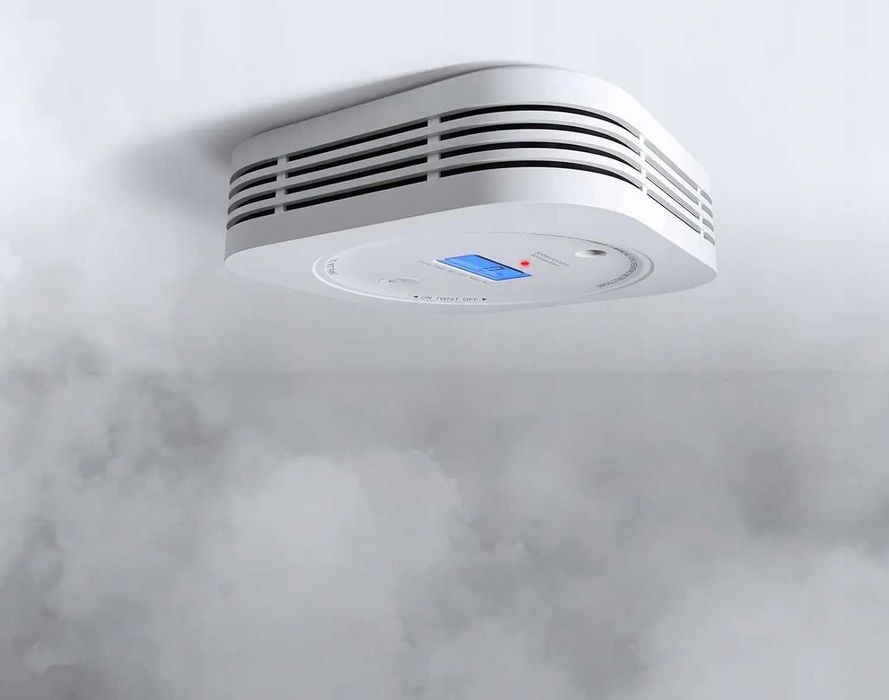 Czujnik dymu i dwutlenku węgla AEGISLINK SC200 ZASIĘG 20–40m² 85dB