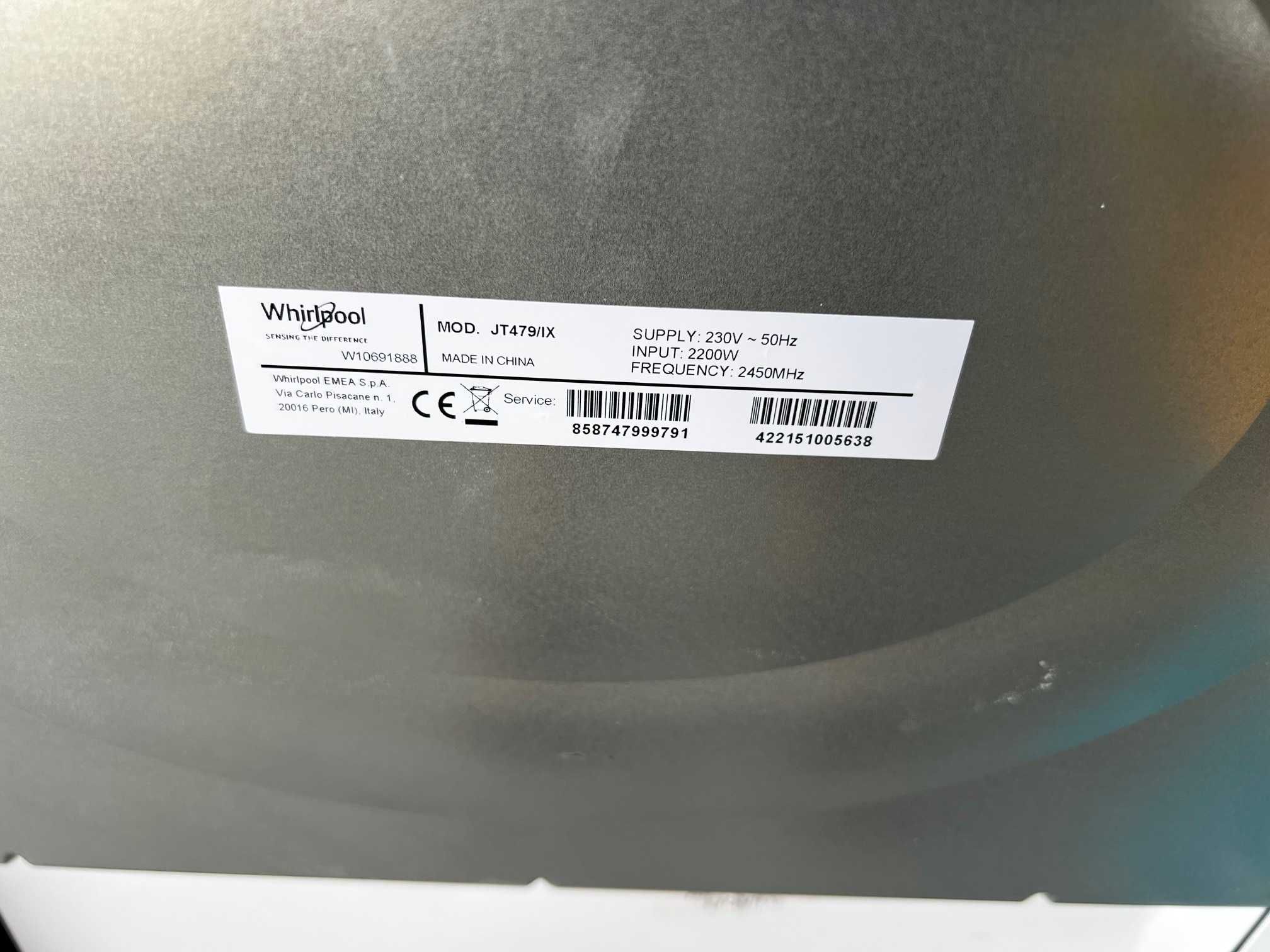 Kuchenka mikrofalowa Whirlpool JT479IX