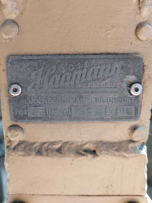 Niemiecki lewarek Haamann 1942 rok.