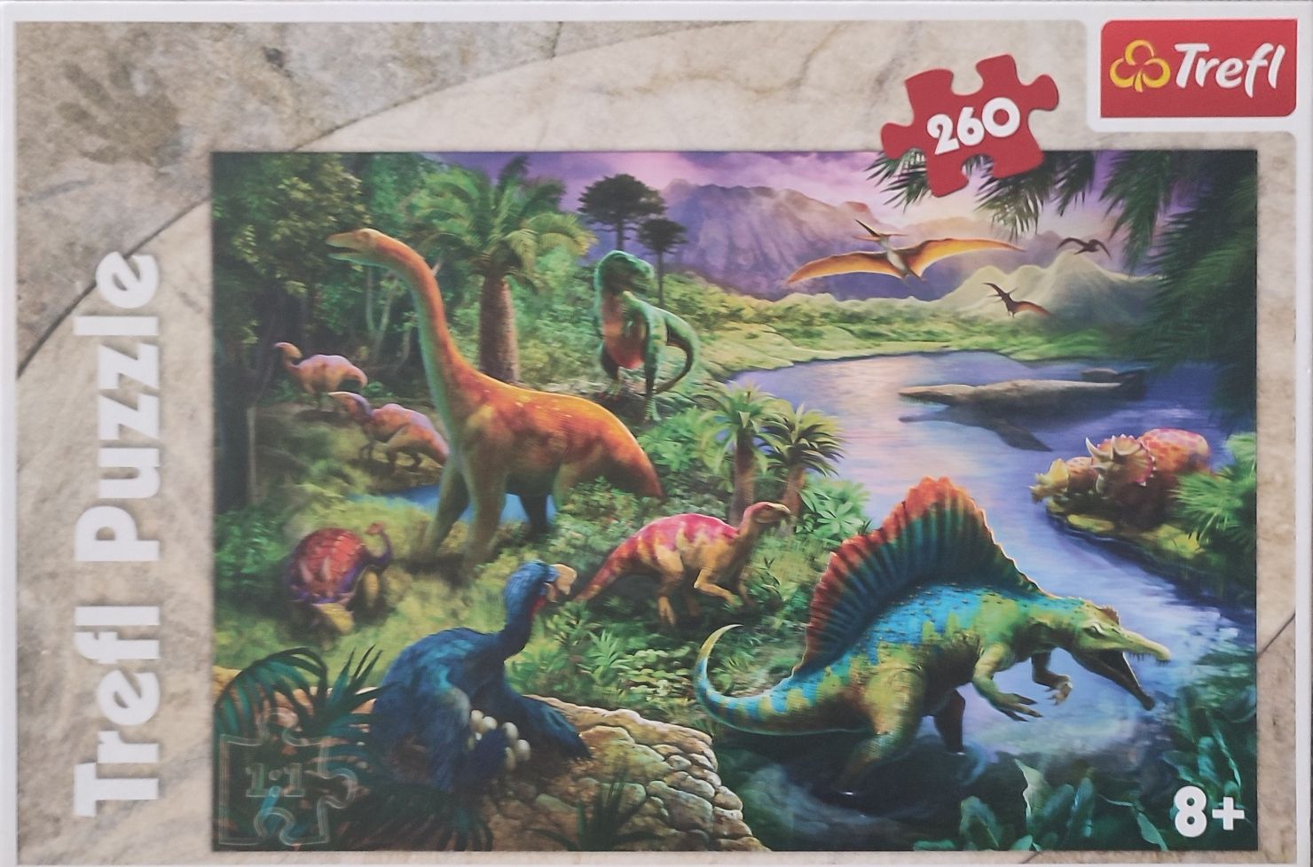 Puzzle Trefl dinozaury 260 elementów
