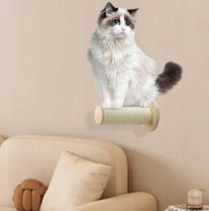 Drapak dla kota montaż na ścianie 21,5 cm