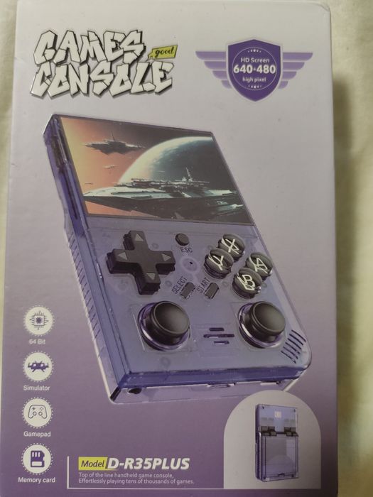 Ігрова приставка D-R35PLUS ( R36S) 64Gb Портативна Ретро консоль