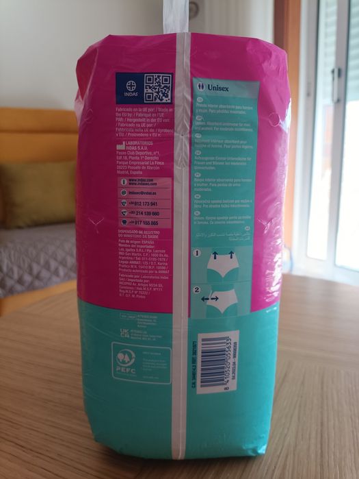 Cueca/Fralda Incontinência Plus