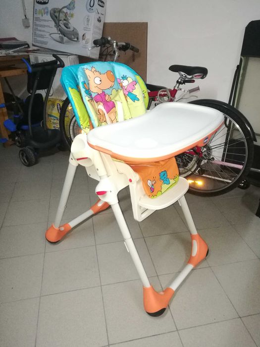 Cadeira da Papa - Chicco Polly 2- (cadeira evolutiva dos 0 aos 3 anos)