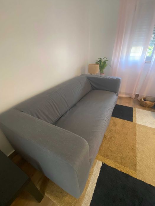 KLIPPAN
Sofá 2 lugares, Vissle cinza como novo
