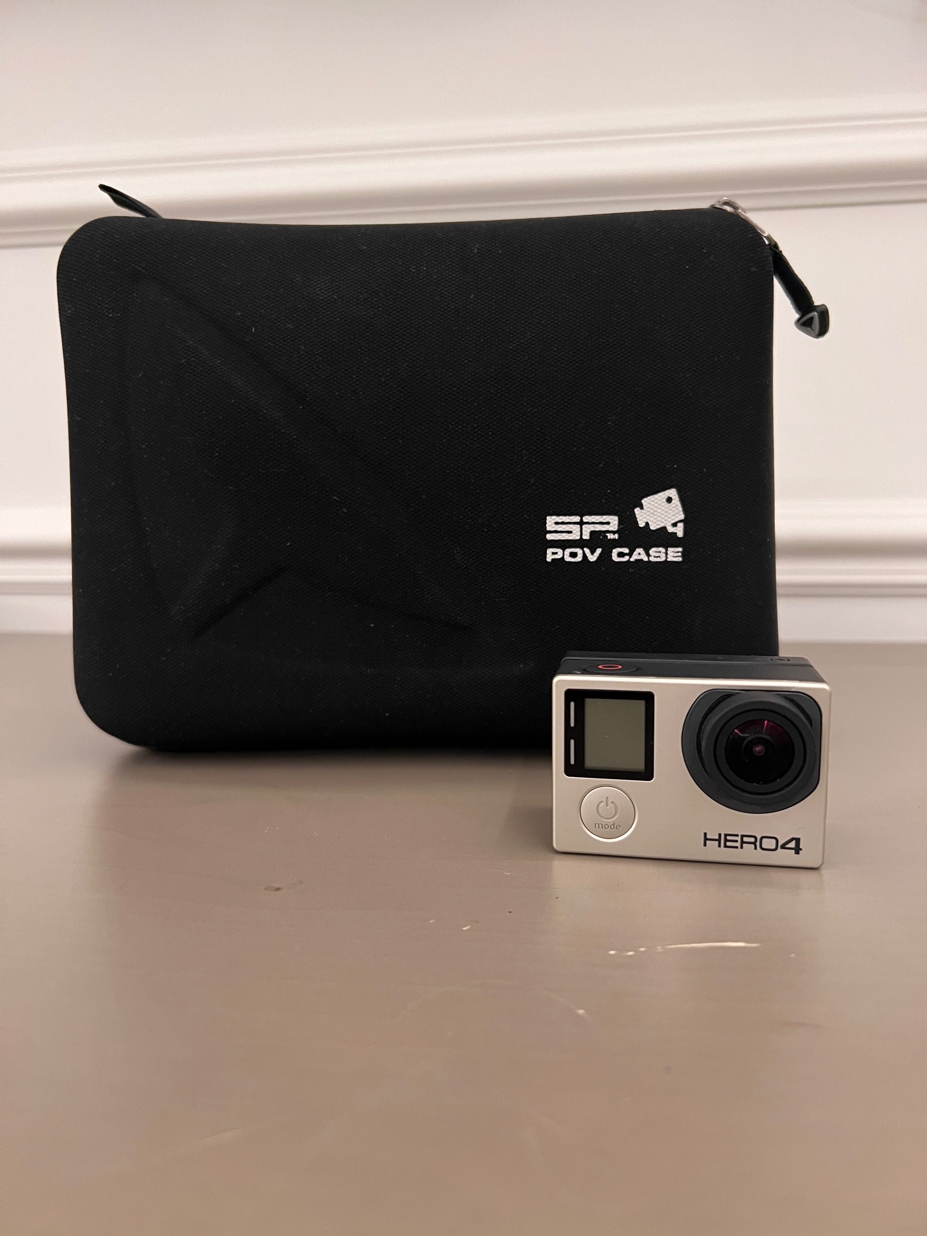 GoPro Hero 4 Silver + кейс для зберігання і багато аксесуарів