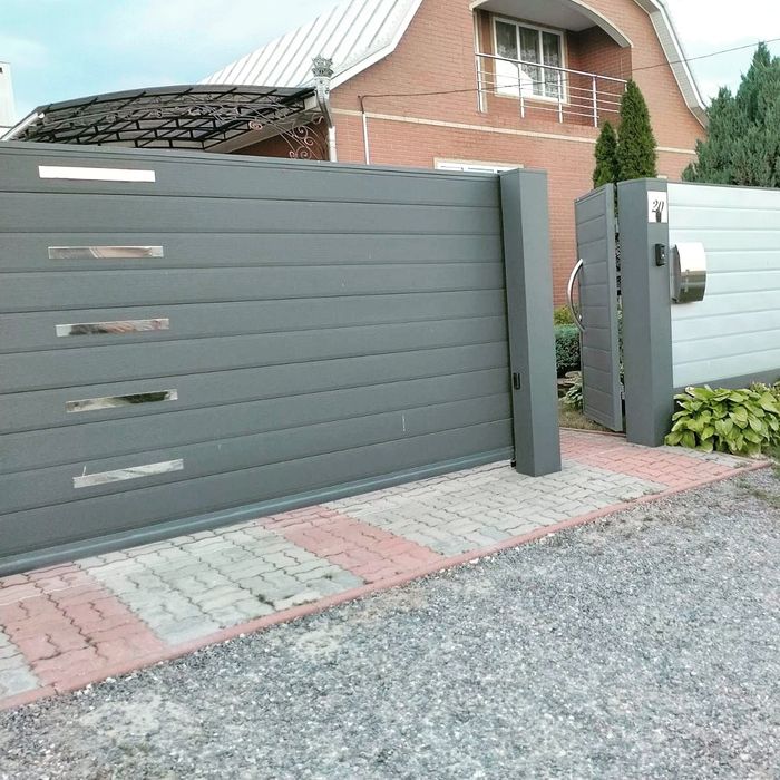 Забор горизонт, забор доска, паркан дошка, сайдинг, металосайдинг