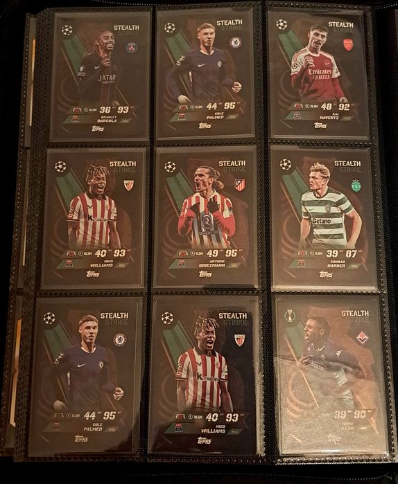 Cartas match attax 2026