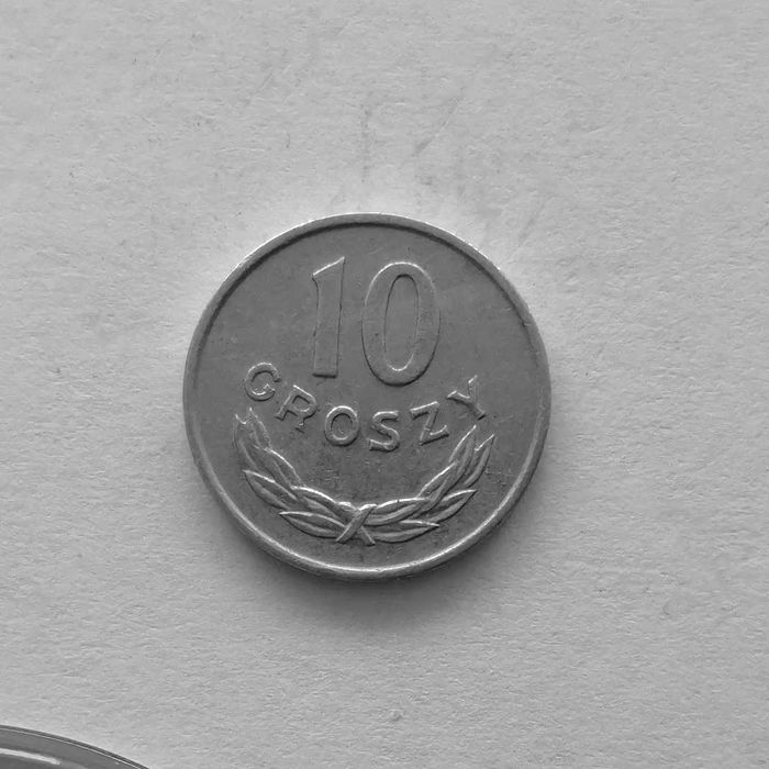Moneta PRL 10 groszy 1976r.Al.Stan monety widoczny na zdjęciach,