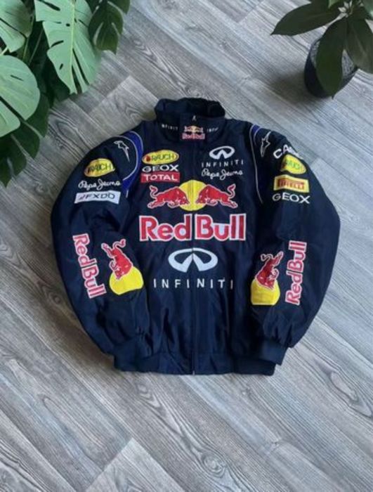 Весняна куртка RedBull гоночна мото куртка оверсайз Ferrari formula