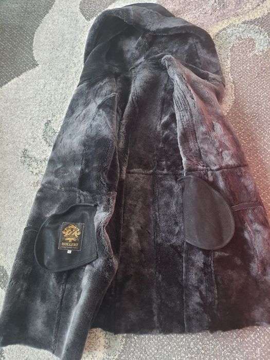 Nowy Kożuch Płaszcz ze skóry owczej firmy Hollert German Leather