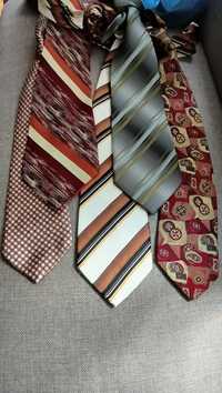 Zestaw krawat krawaty PRL 5 sztuk