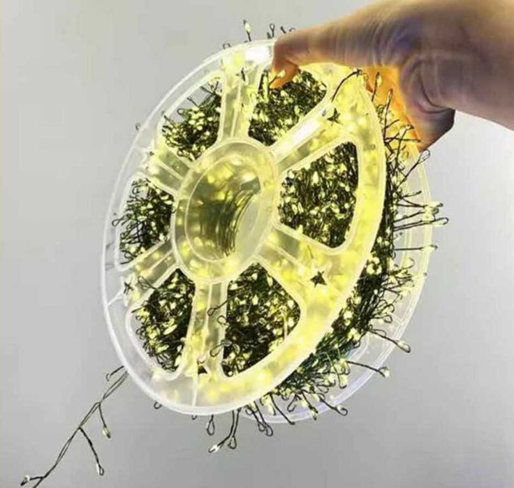 Вулична гірлянда Хвойна лапа 50 метрів 1800 ліхтарів 8 режимів + пульт