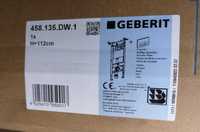 Stelaż podtynkowy WC Geberit Unifix Delta 50 przycisk czarny