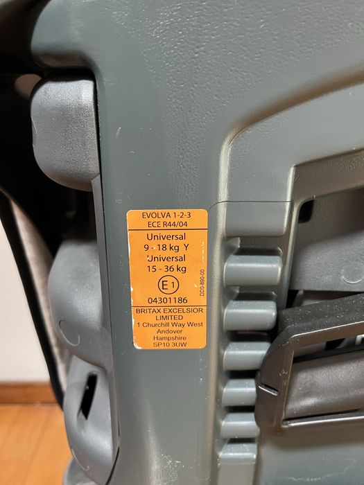 Cadeira auto para criança Britax Römer Grupo 1 (9-18kg)
