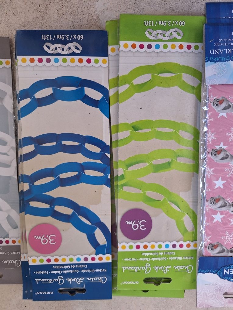 Girlandy świąteczne anna i ELSA królowa lodu kolorowe