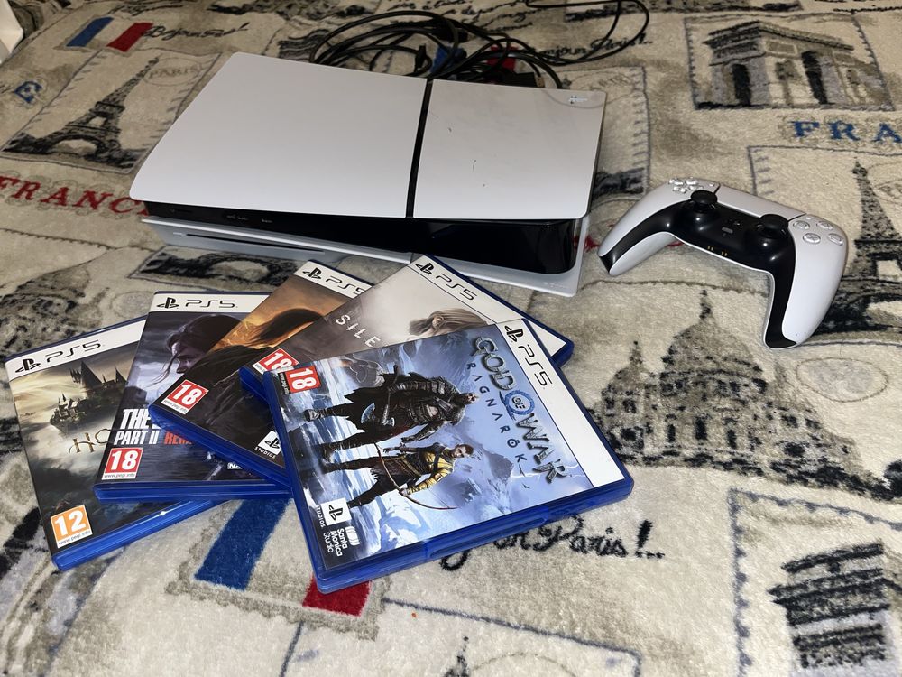 PS5 + Pulse 3D + 5 ігор | Стан ідеал | Все разом