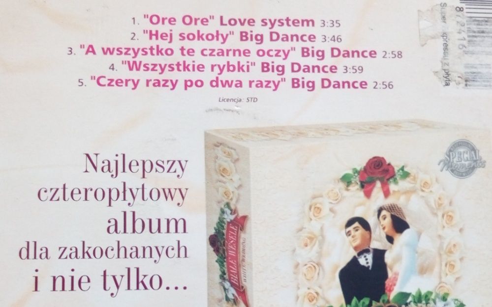 Białe wesele- płyta CD - 5 utworów