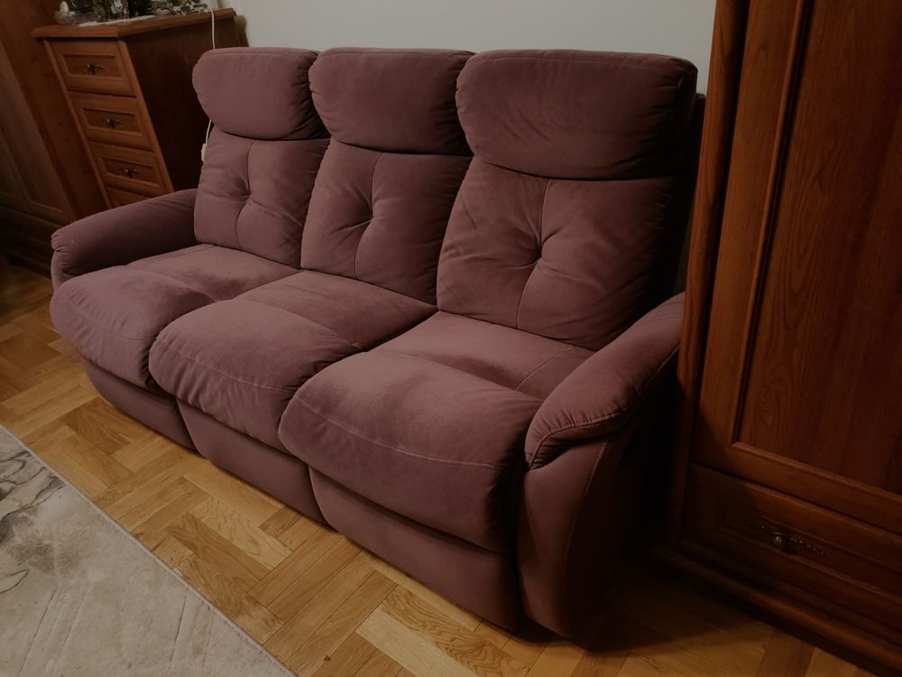 Kanapa z funkcją relax elektryczna 3osobowa