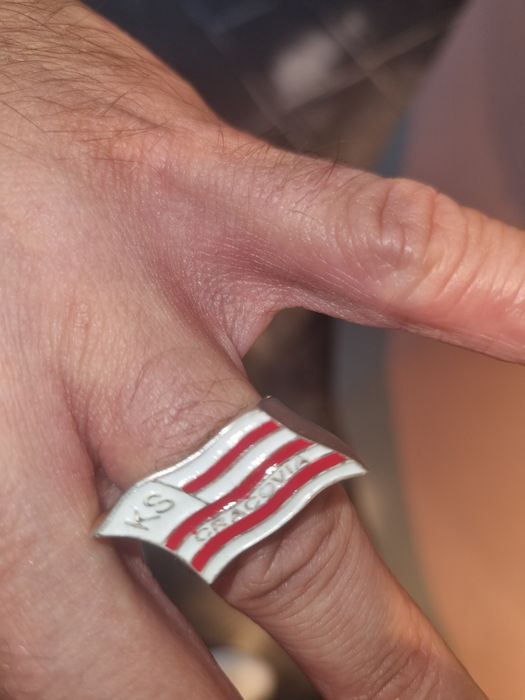 Sygnet srebrny Ks Cracovia