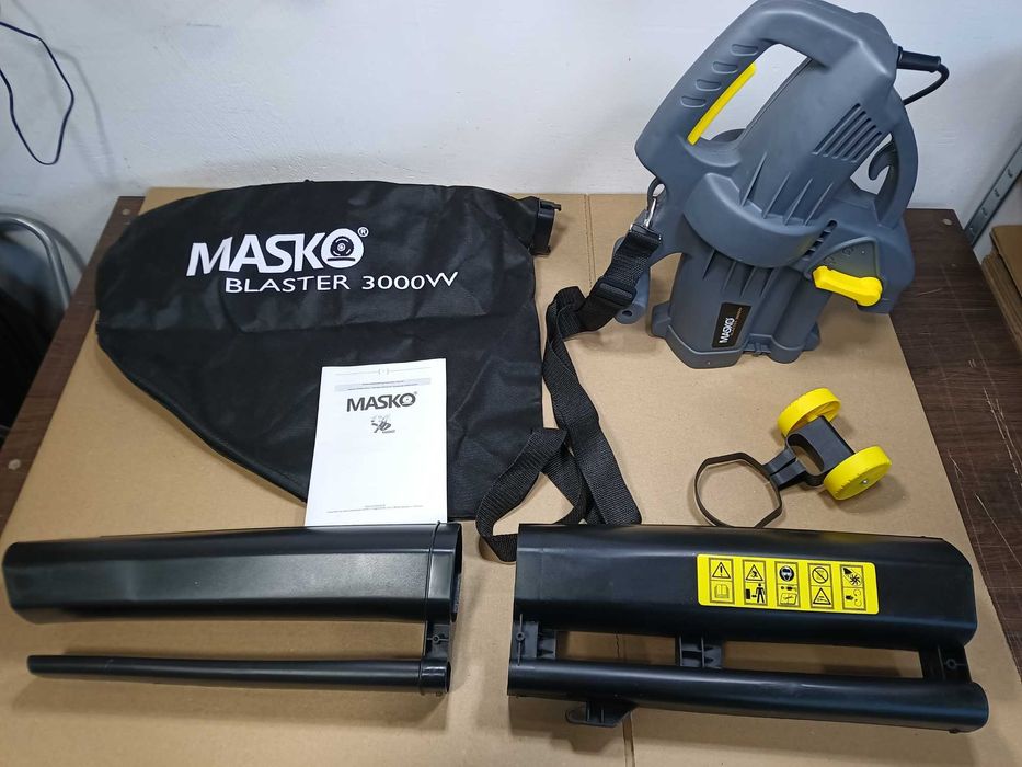 MASKO Elektryczny odkurzacz dmuchawa do liści 3w1