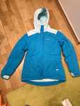 Casaco neve senhora azul decathlon