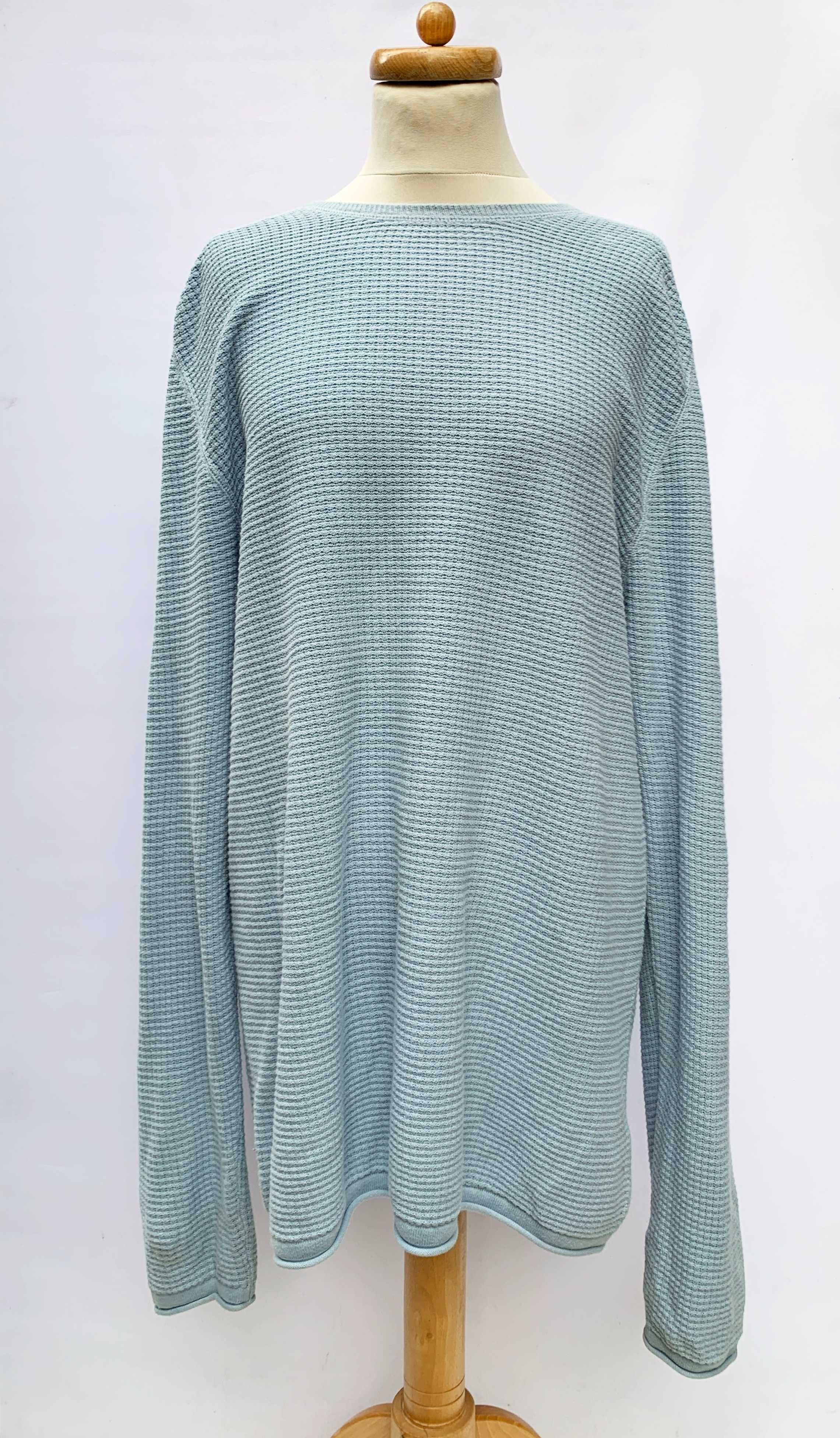Sweter Niebieski Wypuchły Materiał Primark L 40 Oversize