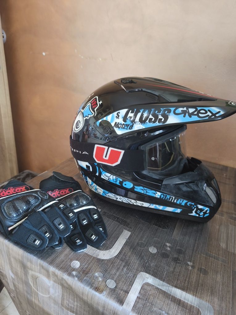 Kask cross motocykl