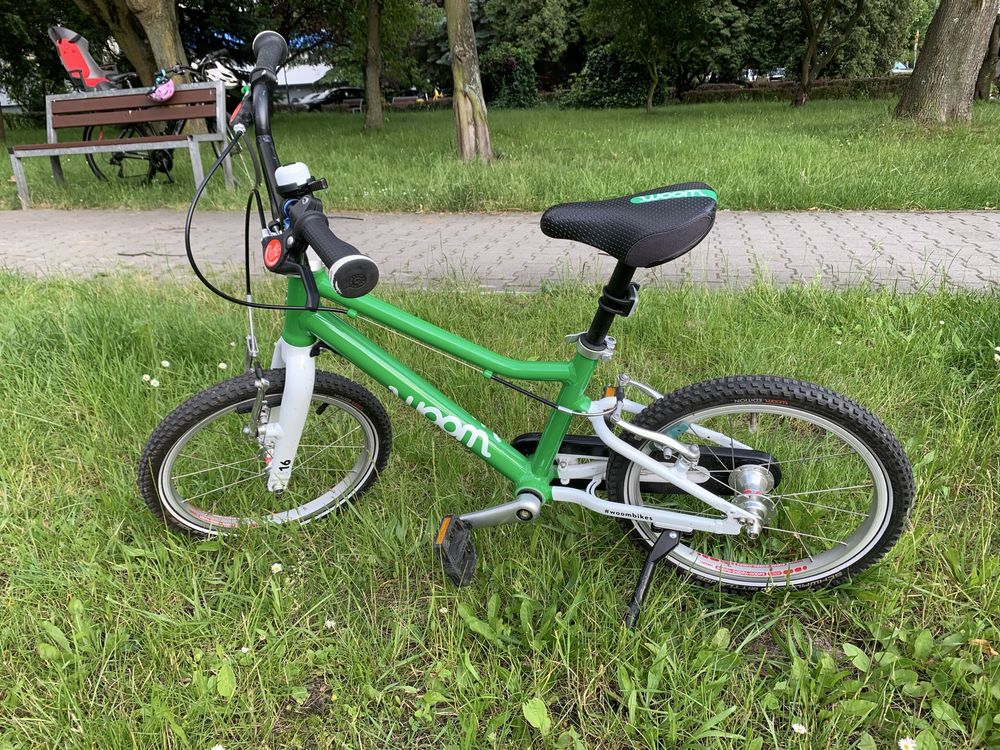 Rowerek Woom 3 16” ładny stan, błotniki, stopka
