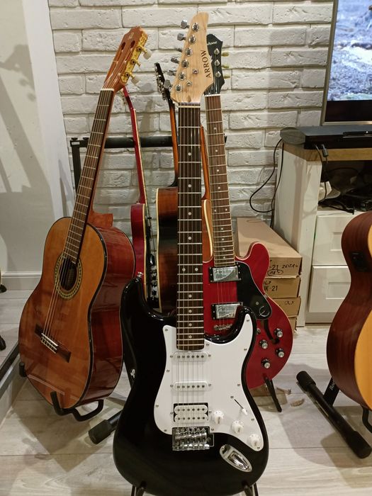 Gitara Elektryczna Arrow ST211 Deep Black - Nowa / Okazja / Wyprzedaż