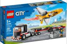 Zestaw LEGO® City Transporter odrzutowca pokazowego (60289