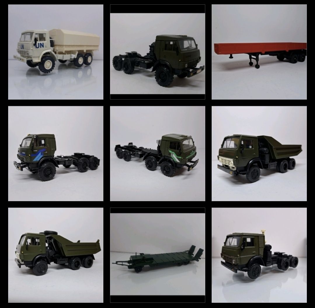 Коллекция Камазов 1/43 Студия МАЛ SSM Элекон Арек Автоистория AVD