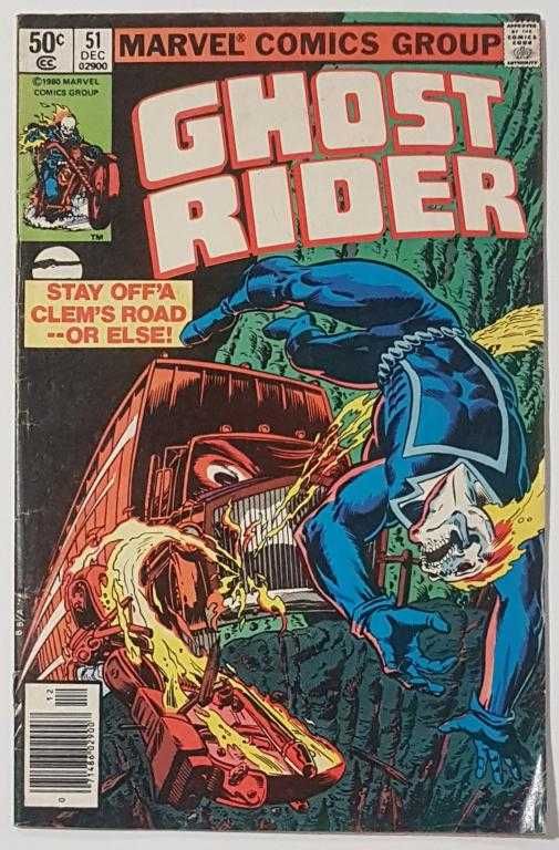 комиксы Ghost Rider #51 / 1980 Marvel Comics