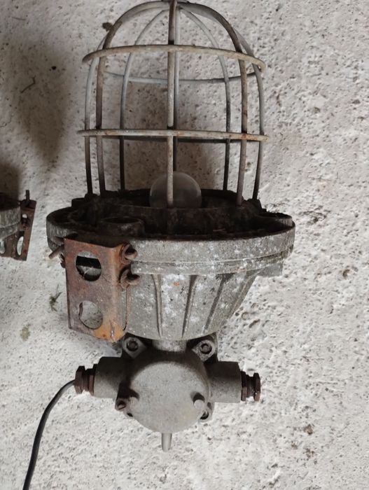2szt x Stara lampa górnicza OMP 200 przeciwwybuchowa Połam Wilkasy