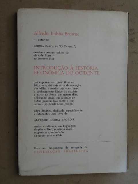 Introdução à História Econômica do Ocidente de Alfredo Lisbôa Browne