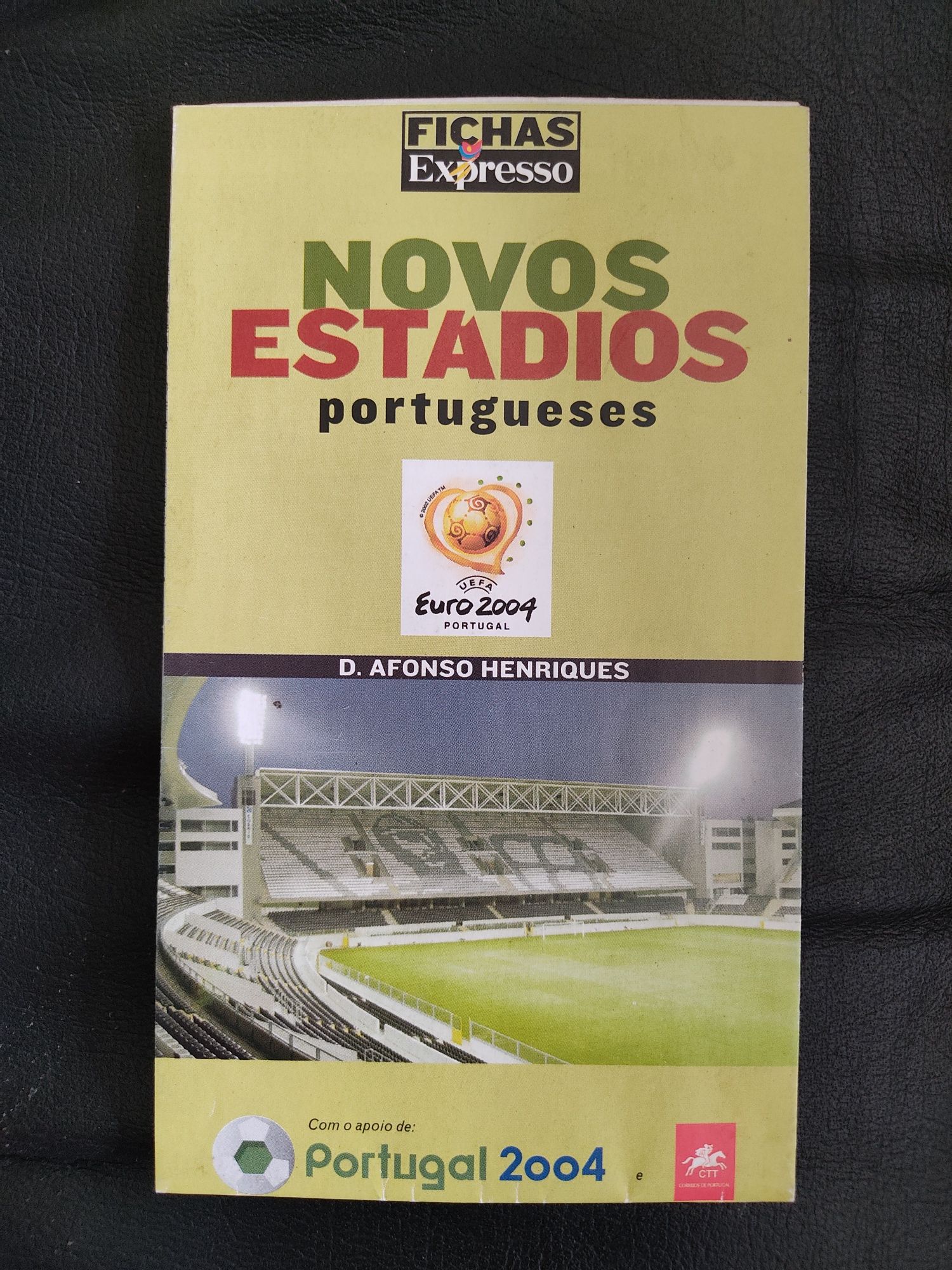 Folheto estádio municipal de Guimarães Euro 2004
